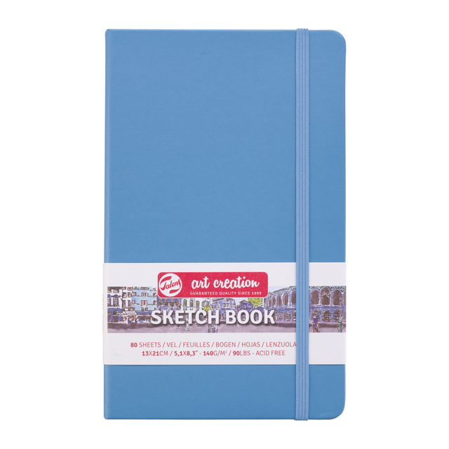 Carnet de croquis Talens Art Creation 130x210mm 140g 80 feuilles bleu