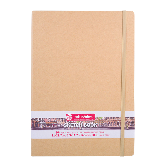 Carnet de croquis Talens Art Creation 210x300mm 140g 80 feuilles kraft