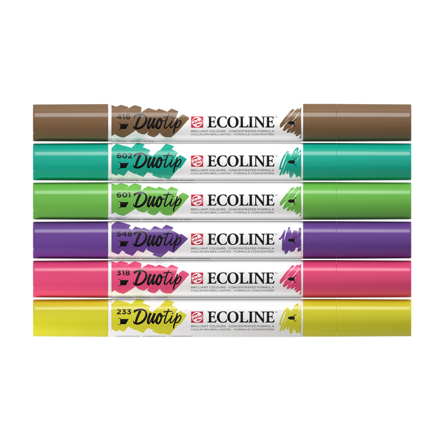 Duotip Talens Ecoline set à 6 stuks botanisch