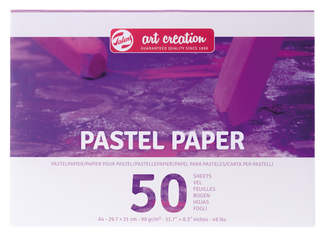 Papier Pastel Talens Art Creation A4 90g 50 feuilles violet