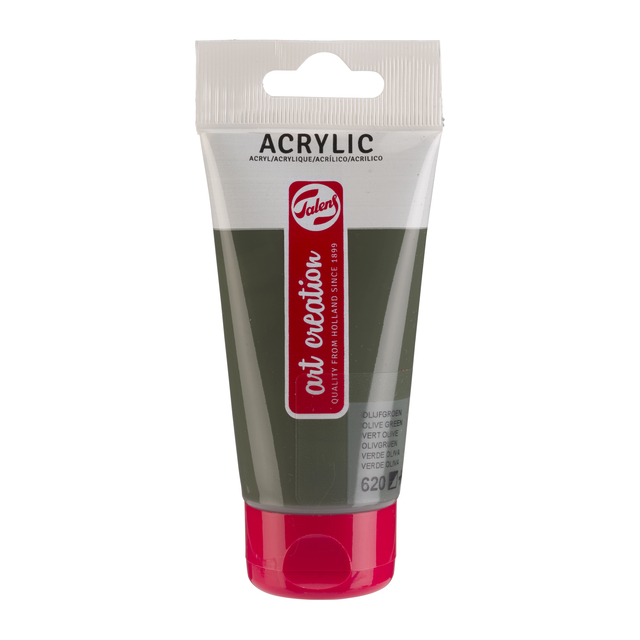 Peinture acrylique Talens Art Creation 620 vert olive tube 75ml