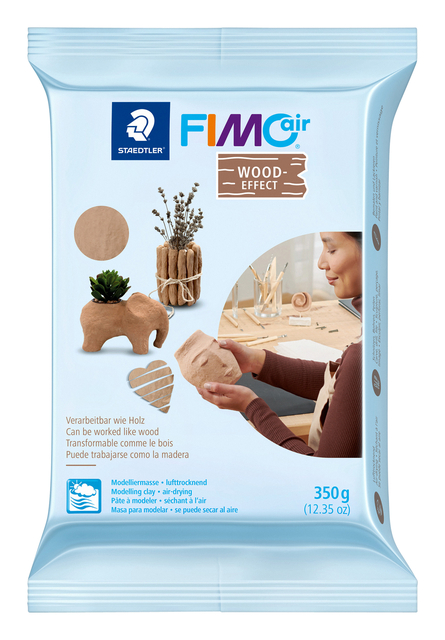 Pâte à modeler Fimo Air 375g effet bois