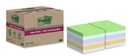 Bloc-mémos Post-it 654 RSS12COL 76x76mm Recyclé couleurs pastel 12 pièces