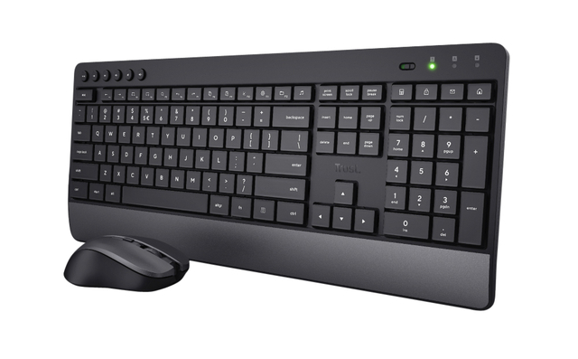 Clavier Trezo Eco Comfort + souris noir