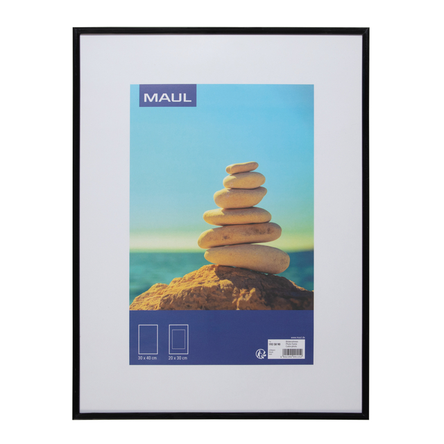 Fotolijst MAUL art 30x40cm kunststof frame zwart