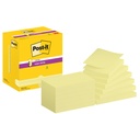 Bloc-mémos Post-it Z-Note S350 Super Sticky 76x127mm jaune 12 pièces