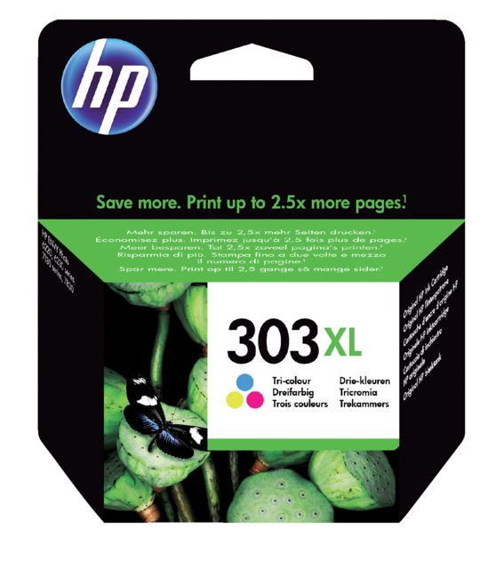 Cartouche d’encre HP T6N03AE 303XL couleur