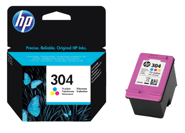 Inktcartridge HP N9K05AE 304 kleur