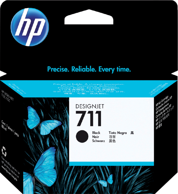 Inktcartridge HP CZ133A 711XL zwart