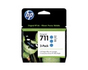 Cartouche d’encre HP CZ134A 711XL bleu