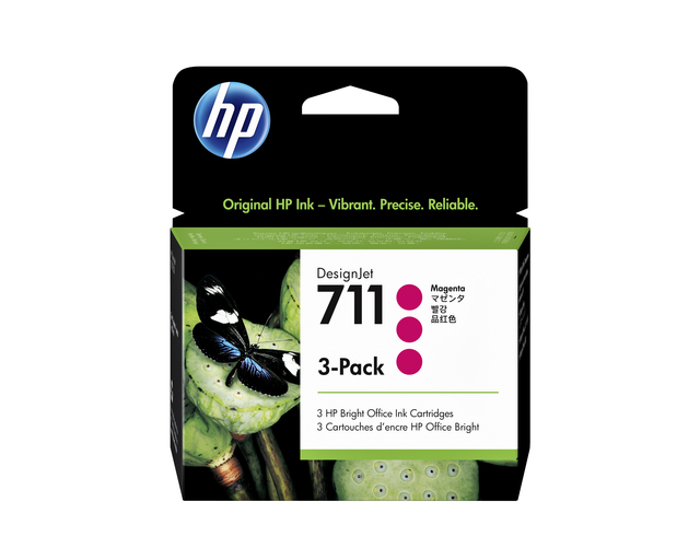 Cartouche d’encre HP CZ135A 711XL rouge