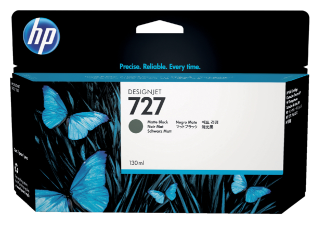 Inktcartridge HP B3P22A 727 mat zwart