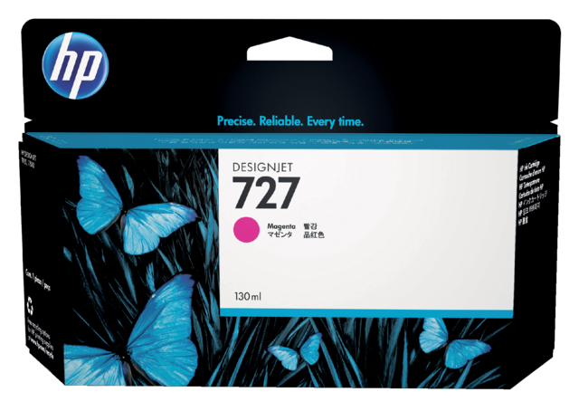 Inktcartridge HP B3P20A 727 rood