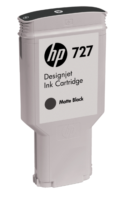 Cartouche d’encre HP C1Q12A 727 mat noir EHC