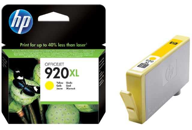 Inktcartridge HP CD974AE 920XL geel