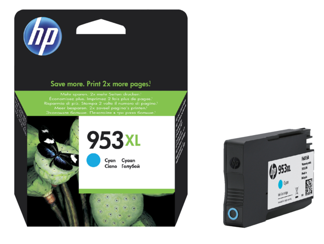 Inktcartridge HP F6U16AE 953XL  blauw