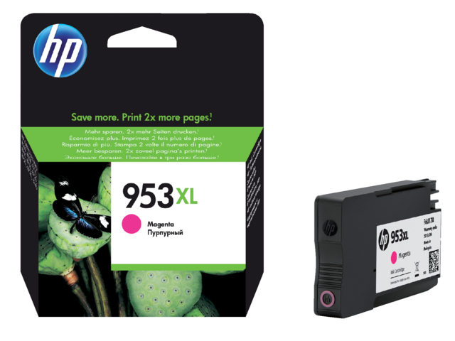 Inktcartridge HP F6U17AE 953XL rood