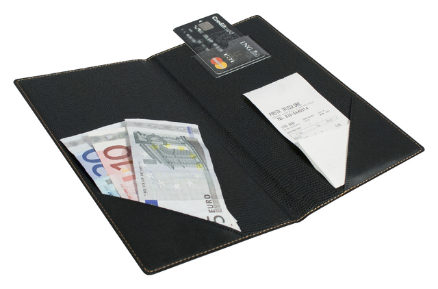 Betaalmap Securit Trendy 230x130mm zwart