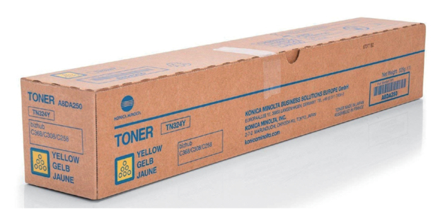 Tonercartridge Konica Minolta A8DA250 TN-324Y geel