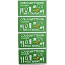 Bon de consommation CombiCraft sécurité UV 500 pièces vert