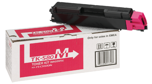 Toner Kyocera TK-580M rood