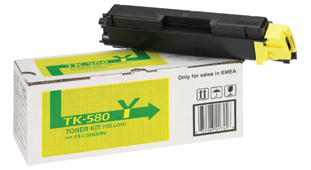 Toner Kyocera TK-580Y geel