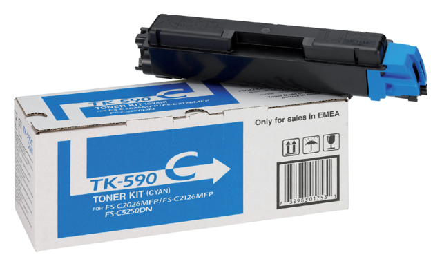 Toner Kyocera TK-590C blauw