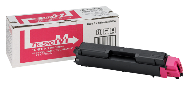 Toner Kyocera TK-590M rood