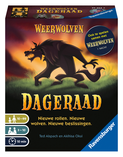 Jeu Ravensburger Weerwolven Dageraad