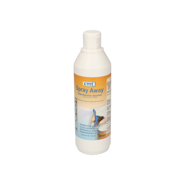 Desinfectie CMT Spray-Away alcohol 500ml exclusief verstuiver