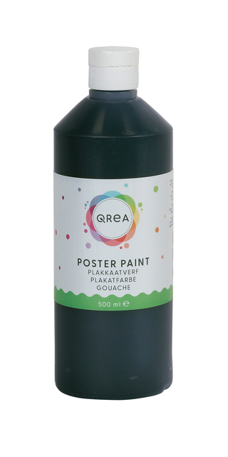 Gouache Qrea noir 500ml