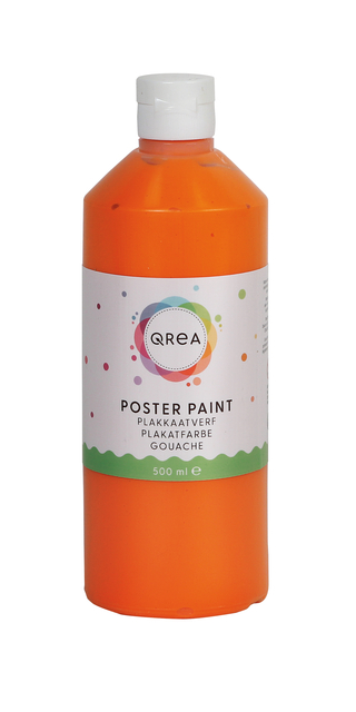 Gouache Qrea orange 500ml