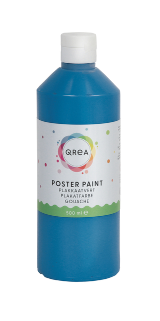 Gouache Qrea bleu 500ml