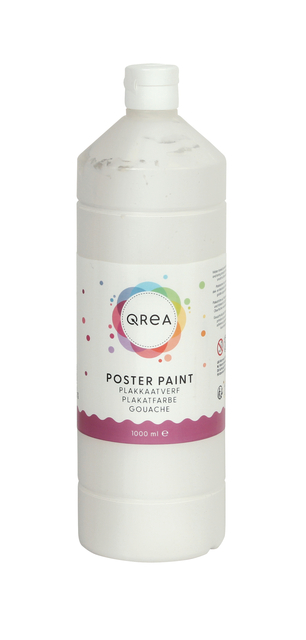 Gouache Qrea blanc 1000ml