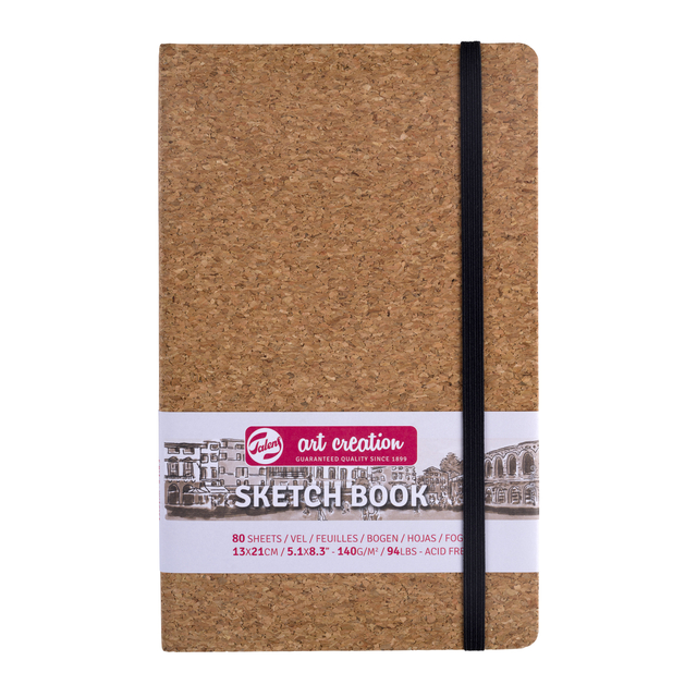 Carnet de croquis Talens Art Creation 130x210mm 140g 80 feuilles liège