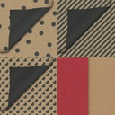 Sachet cadeau Special Wrap kraft 12x19cm assorti 1000 pièces