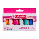 Acrylverf Talens Art Creation Caribbean assorti 6 tubes à 12ml