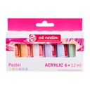 Acrylverf Talens Art Creation pastel assorti 6 tubes à 12ml
