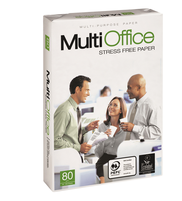 Kopieerpapier MultiOffice A4 80gr wit 500 vel