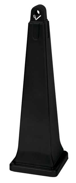 Collecteur de cigarettes Rubbermaid Groundskeeper noir