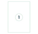 Etiquette Qbasic A4 1000 feuilles 210x297mm 1000 étiquettes