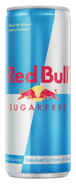 Energiedrank Red Bull sugarfree blik 250ml