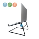 Support ordinateur portable R-Go Steel Office noir