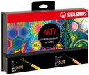 Fineliner STABILO point 88 & Pen 68  Arty creative ass luxe box 68st