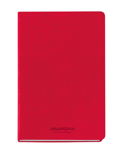 Carnet de notes Aurora Capri A5 192 pages ligné 80g rouge