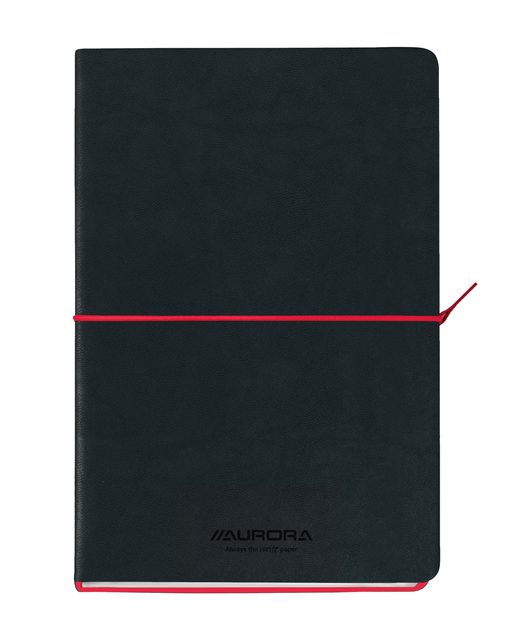 Notitieboek Aurora Tesoro A5 192blz lijn 80gr rood