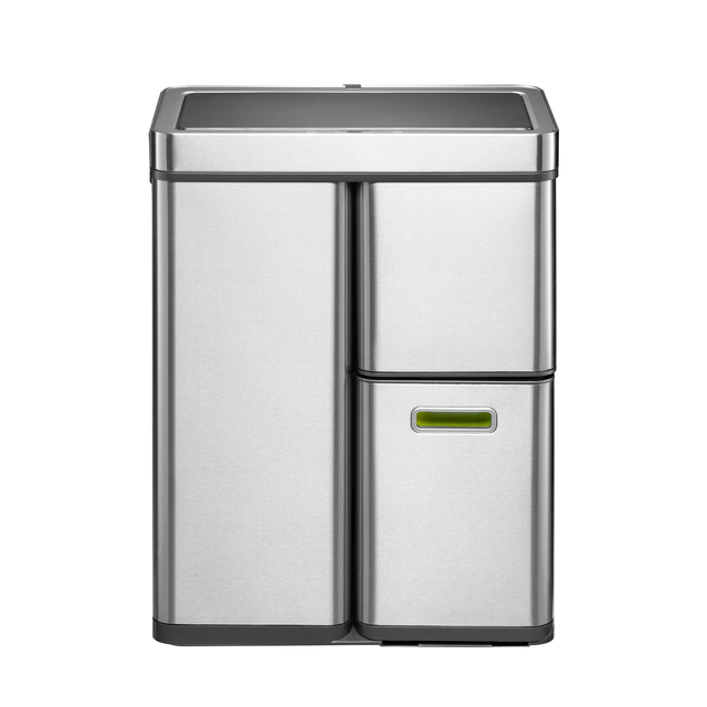 Poubelle EKO Mirage Plus capteur 30L et 2x 15L inox