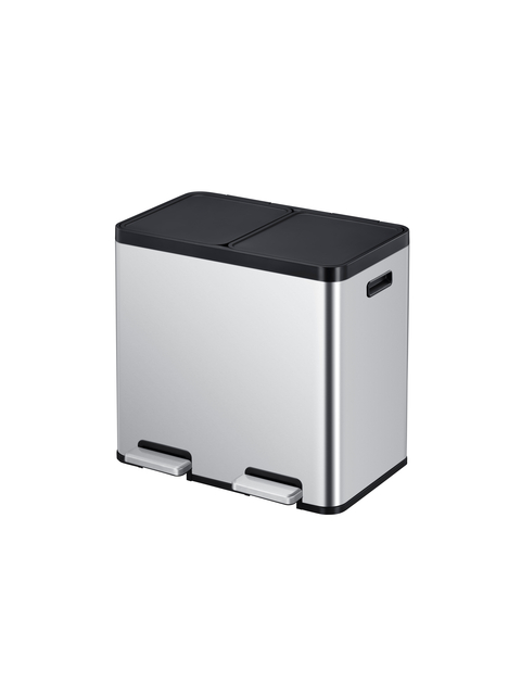 Pedaalemmer EKO Essential Recycler 2x22 liter rvs