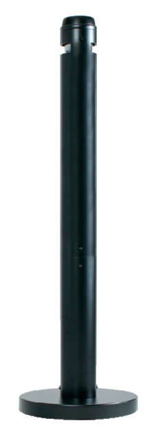 Collecteur de cigarettes Rubbermaid Smokers'Pole noir