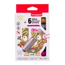 Verfstift Bruynzeel Kids assorti metallic 6 stuks